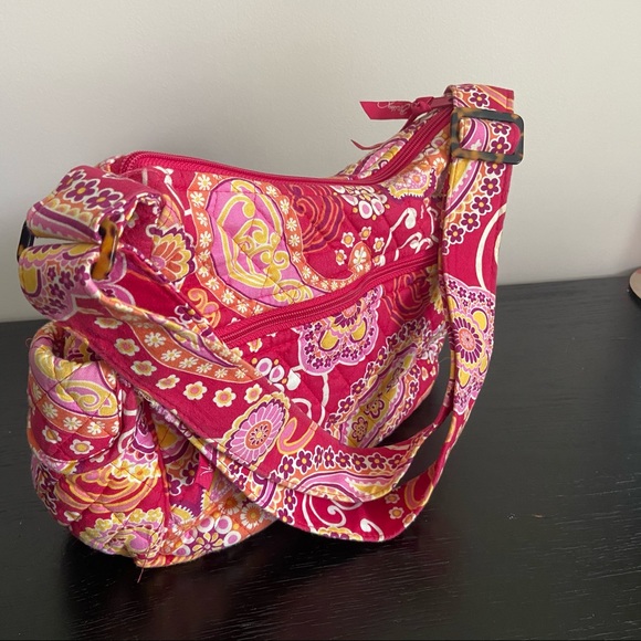 Vera Bradley Raspberry Fizz Crossbody Shoulder Bag - Picture 4 of 6